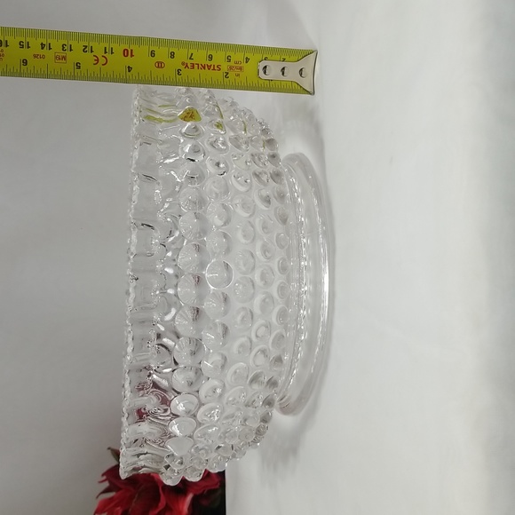 Antique EAPG Elson Glass Dewdrop Master Berry Bowl - Picture 5 of 16